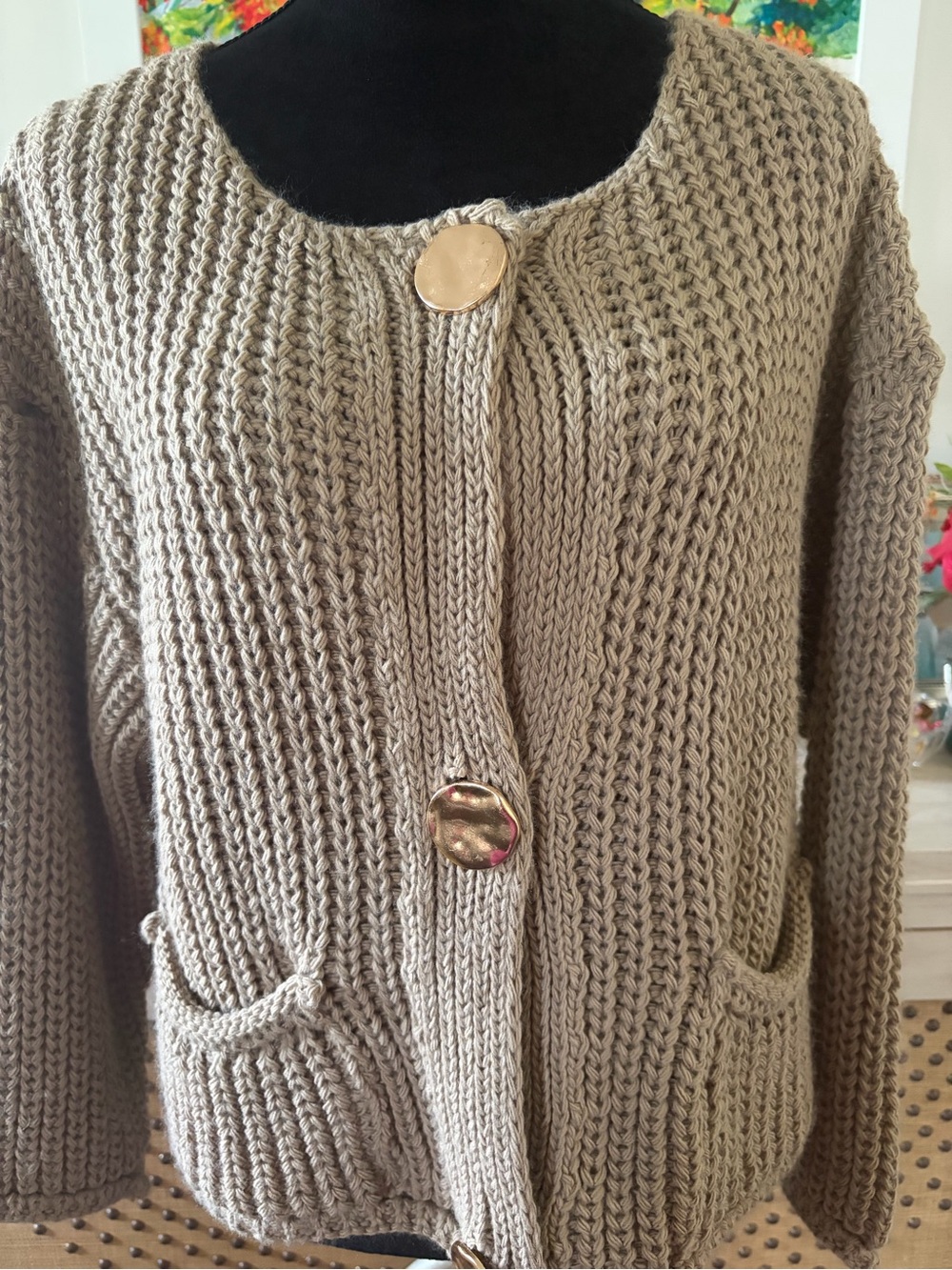 NWT ONE SIZE Button Front Cardigan